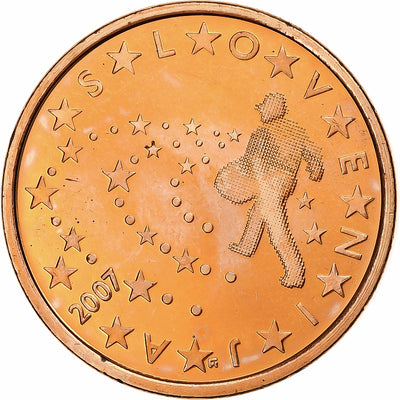 Eslovenia, 
            
               5 Euro Cent, 
            
               BU