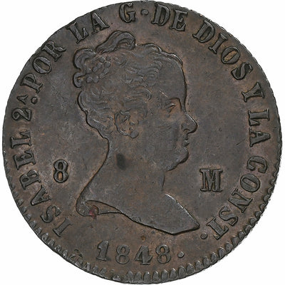 España, 
            
               Isabel II, 
            
               8 Maravedis