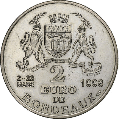 Francia, 
            
               2 Euro de Bordeaux, 
            
               Le pont de pierre