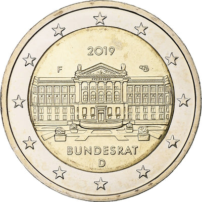 Alemania, 
            
               2 Euro, 
            
               Budensrat