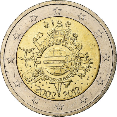 Irlanda - República, 
            
               2 Euro, 
            
               Introduction de l'euro