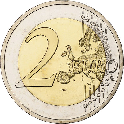 Estonia, 
            
               2 Euro, 
            
               30 ans du drapeau de l'UE