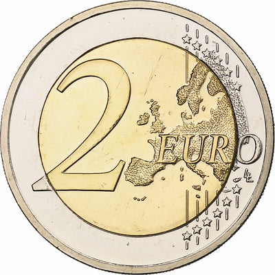 Letonia, 
            
               2 Euro, 
            
               30 ans du drapeau de l'UE