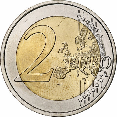 Portugal, 
            
               2 Euro, 
            
               150 ans de la Croix Rouge