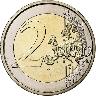 Austria, 
            
               2 Euro, 
            
               100th Anniversary - Republic of Austria