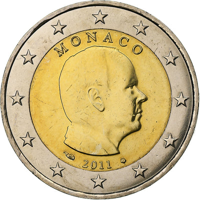 Mónaco, 
            
               2 Euro, 
            
               2011