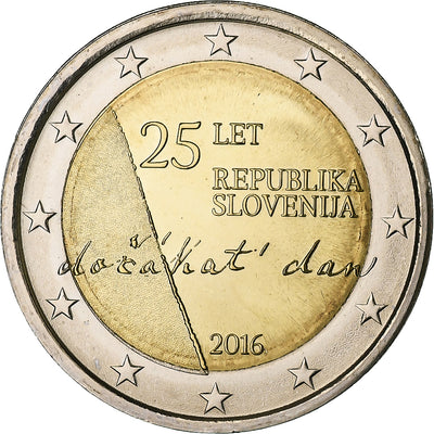 Eslovenia, 
            
               2 Euro, 
            
               Independance