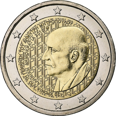 Grecia, 
            
               2 Euro, 
            
               Dimitri Mitropoulos