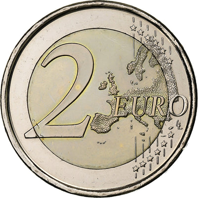 España, 
            
               2 Euro, 
            
               Burgos cathedral