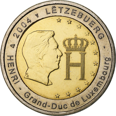 Luxemburgo, 
            
               2 Euro, 
            
               Monogramme of Henri I