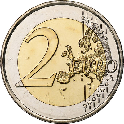 Luxemburgo, 
            
               2 Euro, 
            
               Coat of Arms