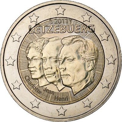 Luxemburgo, 
            
               2 Euro, 
            
               Jean de Luxembourg - Lieutenant-Représentant