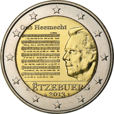 Luxemburgo, 
            
               2 Euro, 
            
               National Anthem