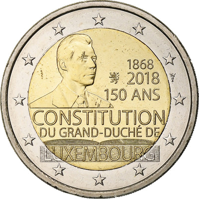 Luxemburgo, 
            
               2 Euro, 
            
               Constitution du Luxembourg