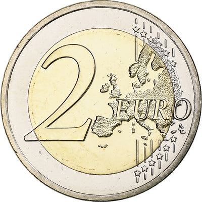 Países Bajos, 
            
               2 Euro, 
            
               Abdication of Queen Beatrix