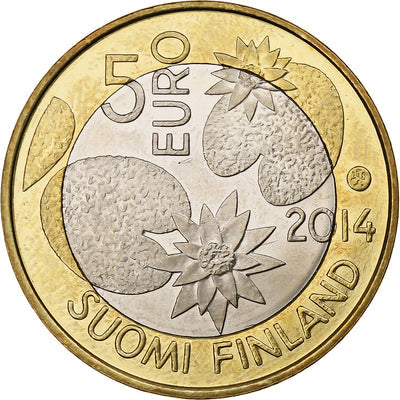 Finlandia, 
            
               5 Euro, 
            
               Nordic Nature Series - Waters