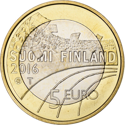 Finlandia, 
            
               5 Euro, 
            
               Athletics