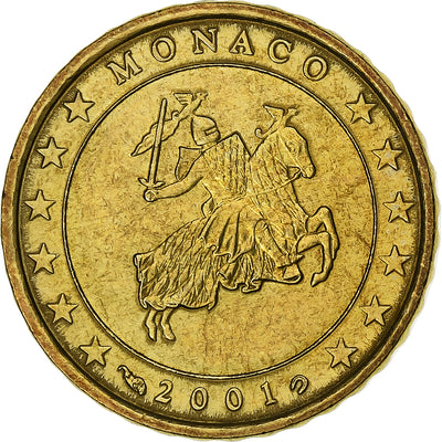 Mónaco, 
            
               10 Centimes, 
            
               2001