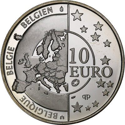 Bélgica, 
            
               10 Euro, 
            
               Peace in Europe