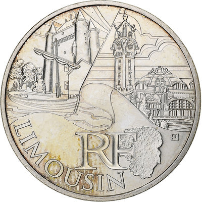 Francia, 
            
               10 Euro, 
            
               Limousin