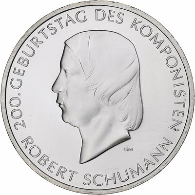 Alemania, 
            
               10 Euro, 
            
               Robert Schumann