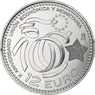 España, 
            
               12 Euro, 
            
               Union économique et monétaire