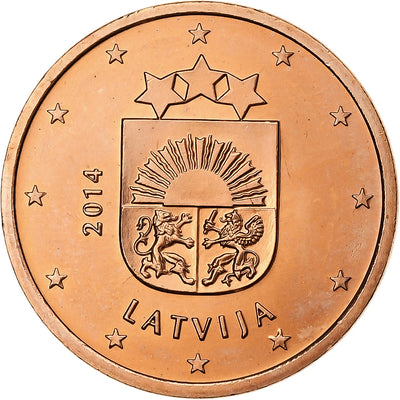 Letonia, 
            
               5 Centimes, 
            
               2014