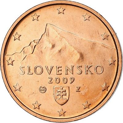 Eslovaquia, 
            
               2 Centimes, 
            
               2009