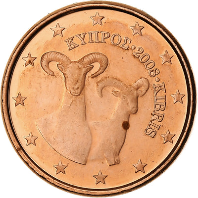 Chipre, 
            
               1 Centime, 
            
               2008