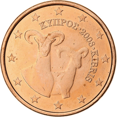 Chipre, 
            
               5 Centimes, 
            
               2008