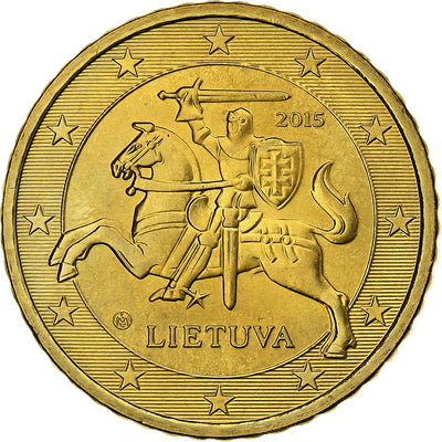 Lituania, 
            
               50 Centimes, 
            
               2015