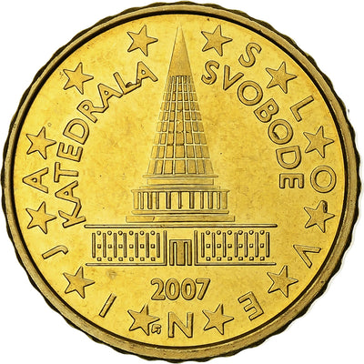 Eslovenia, 
            
               10 Centimes, 
            
               2007