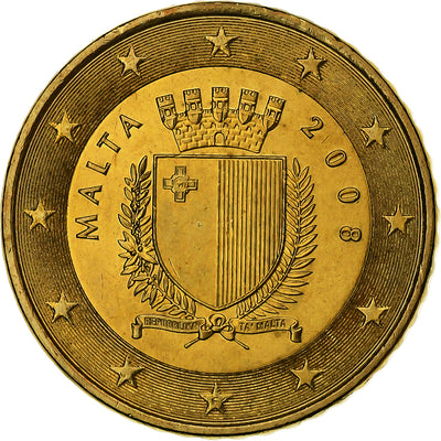 Malta, 
            
               50 Centimes, 
            
               2008