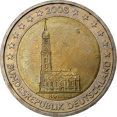 Alemania, 
            
               2 Euro, 
            
               Hamburg