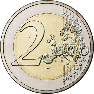 Luxemburgo, 
            
               2 Euro, 
            
               15th Anniversary - Accession to the Luxembourg Throne