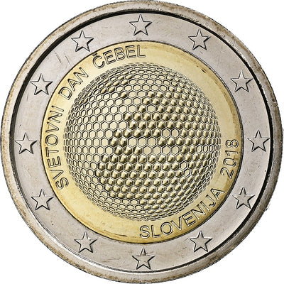 Eslovenia, 
            
               2 Euro, 
            
               World Bee Day