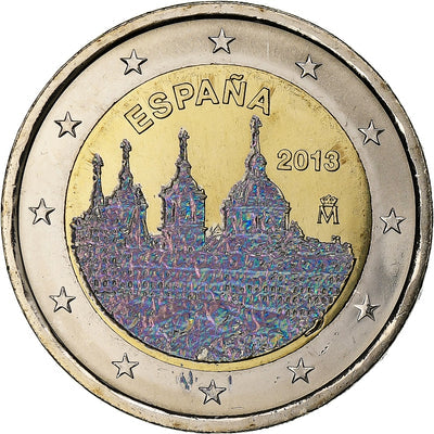 España, 
            
               2 Euro, 
            
               Escurial