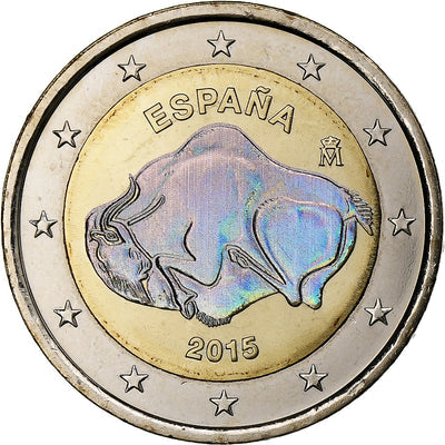 España, 
            
               2 Euro, 
            
               Cave of Altamira