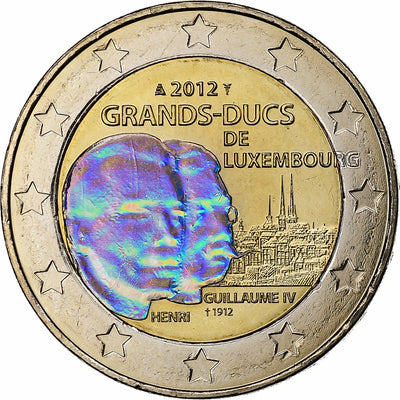 Luxemburgo, 
            
               2 Euro, 
            
               Guillaume IV