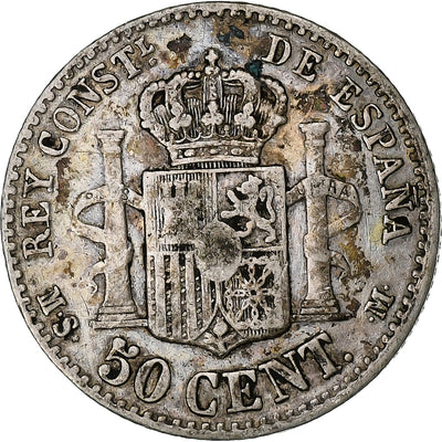 España, 
            
               Alfonso XII, 
            
               50 Centimos