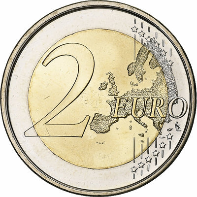 España, 
            
               2 Euro, 
            
               10 Years of Euros Cash