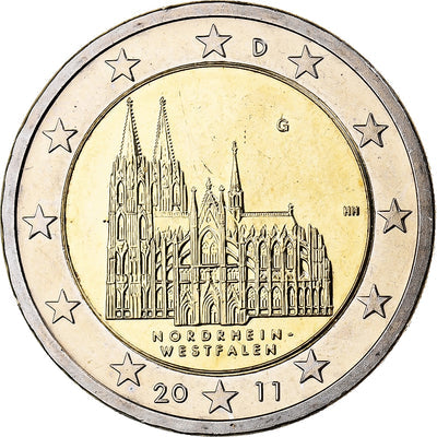 Alemania, 
            
               2 Euro, 
            
               Nordrhein-Westfalen