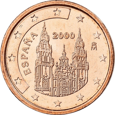 España, 
            
               2 Centimes, 
            
               Burgos cathedral