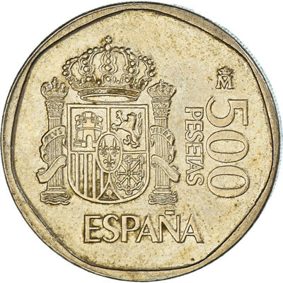 Moneda, 
            
               España, 
            
               500 Pesetas