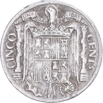 Moneda, 
            
               España, 
            
               5 Centimos