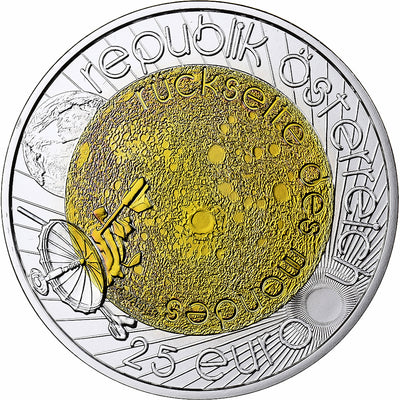 Austria, 
            
               25 Euro, 
            
               International Year of Astronomy