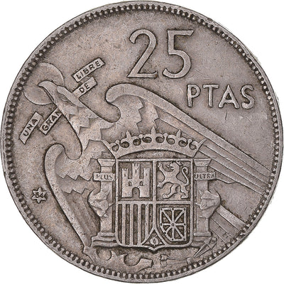 España, 
            
               25 Pesetas, 
            
               1964