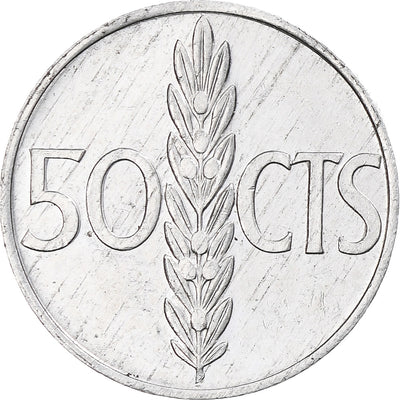 España, 
            
               50 Centimos, 
            
               1976