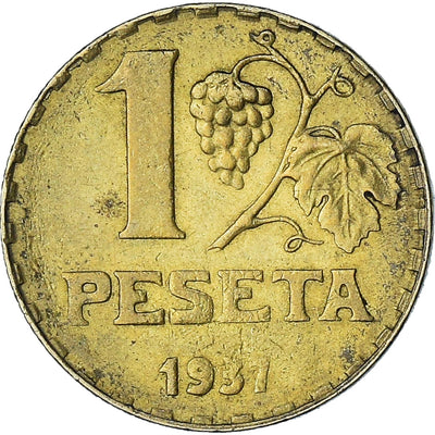 España, 
            
               Peseta, 
            
               1937