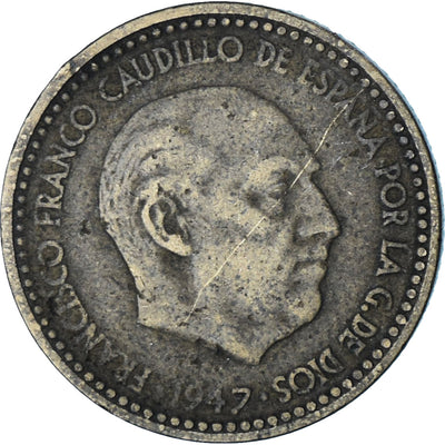 España, 
            
               1 Peseta, 
            
               1947